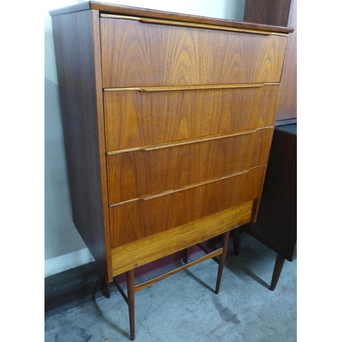 116 - A Danish teak chest of drawers