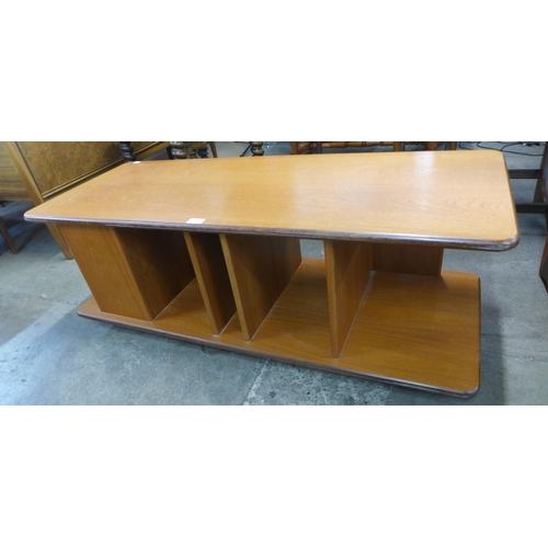 130 - A teak rectangular coffee table