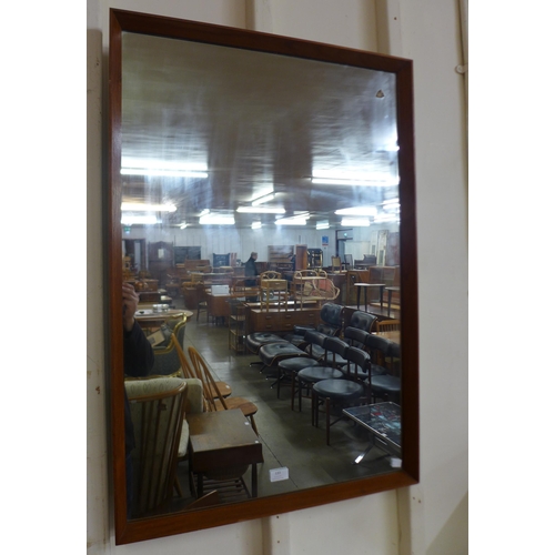 133 - A Design Centre of London teak framed mirror