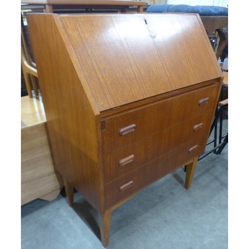 186 - A teak bureau