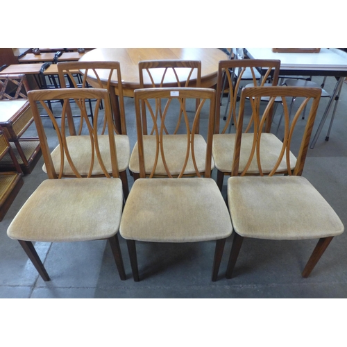 189 - A set of six G-Plan Fresco teak dining chairs