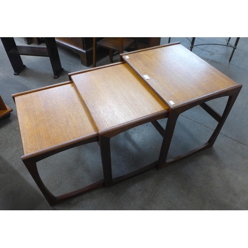 200 - A G-Plan Quadrille teak nest of tables