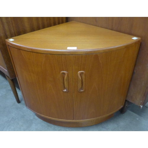 208 - A G-Plan Fresco teak corner cabinet