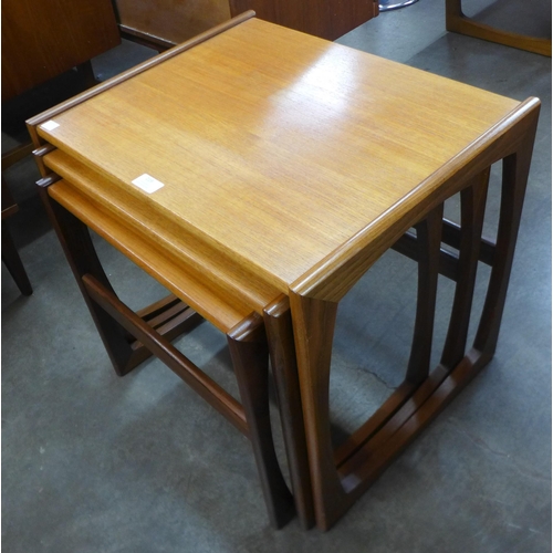 219 - A G-Plan Quadrille teak nest of tables