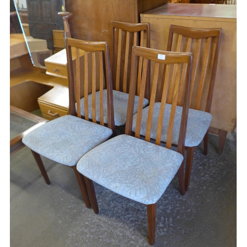 228 - A set of four G-Plan Fresco teak dining chairs