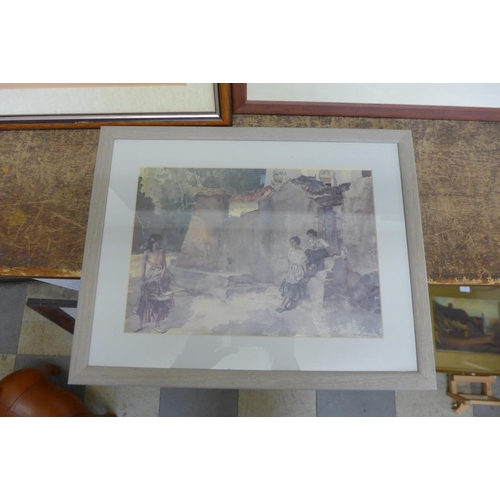 476 - Assorted Sir William Russell Flint prints and other prints