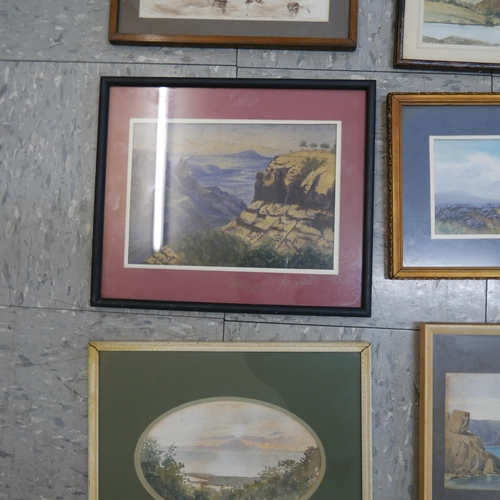 90 - Assorted 19th and early 20th Century English School watercolours (15)