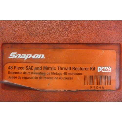 2308 - A Snap On SAE and metric thread restorer kit  *This lot is subject to VAT