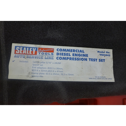 2316 - A Sealey diesel engine compression test kit - model no. VSE204 *This lot is subject to VAT