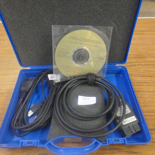 2322 - An Ilexa VCDS HEX- USB + cam package  *This lot is subject to VAT