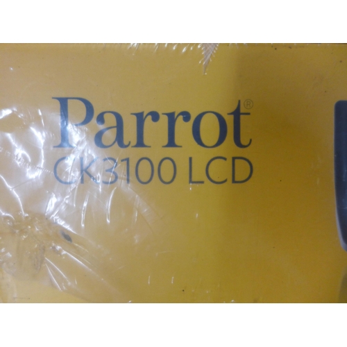 2334 - A Parrot CK3100 LCD hands-free car system with bluetooth wireless technology  *This lot is subject t... 