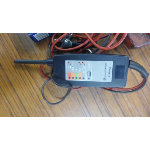 2341 - Two Sealey IR and RF V5921 key fobs testers, a Sealey TA200 8 function digital automotive analyser a... 