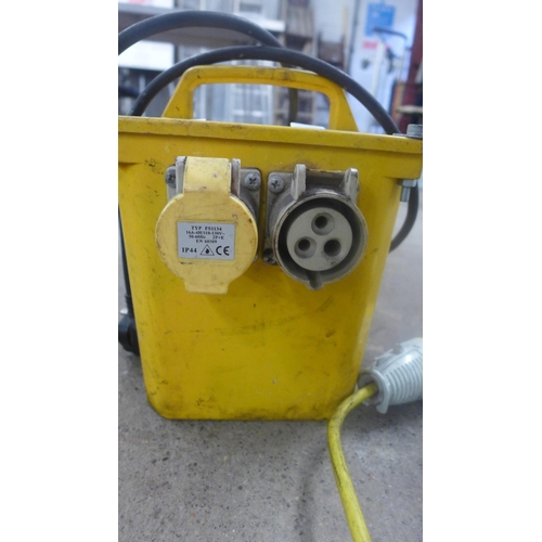 2347 - A 110v 3.0 KVA transformer with 2 16A sockets  *This lot is subject to VAT