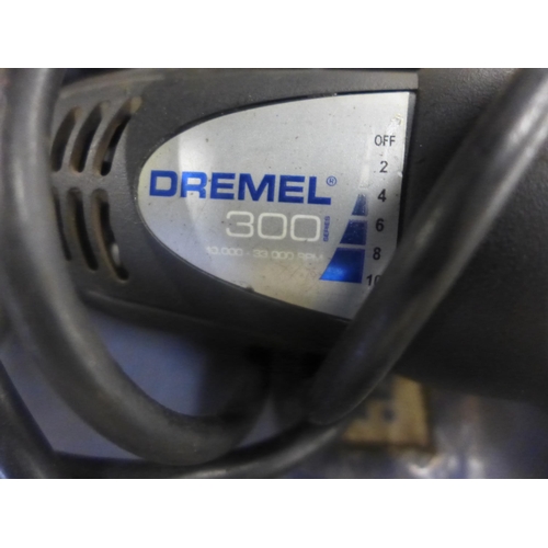 2351 - A Dremel 300 series corded multi-tool, a Blue Point accessory set and other accessory sets  *This lo... 