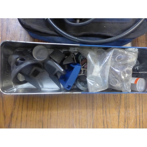 2351 - A Dremel 300 series corded multi-tool, a Blue Point accessory set and other accessory sets  *This lo... 