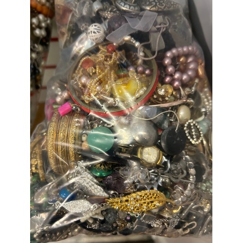 2084A - Two bags of costume jewellery