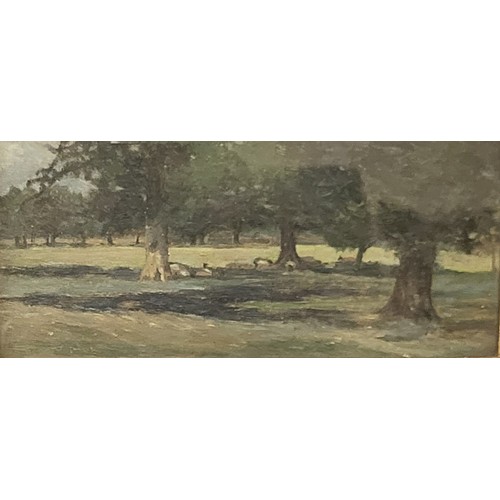 3 - William Norman Gething (late 19th/early 20th Century), sheep resting in an Oxfordshire meadow, oil o... 