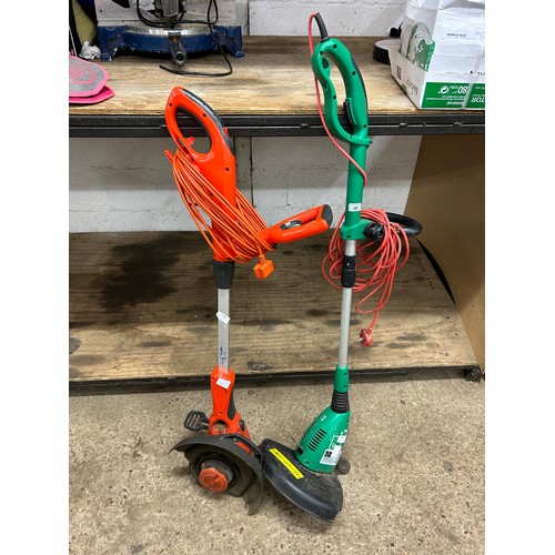 2249 - Two electric strimmer's - Garden line 240v strimmer and Flymo contour 500E