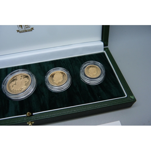 1016D - The Royal Mint, The 2005 UK Gold Proof Four-Coin Sovereign Collection, 0541