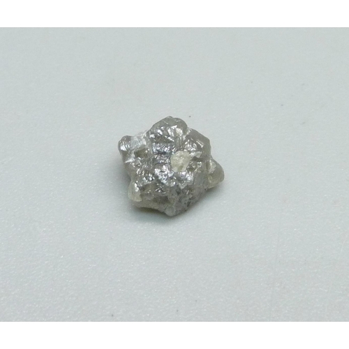 1037 - A rough/uncut diamond, 2.15cts