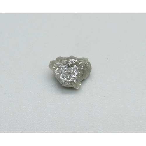 1037 - A rough/uncut diamond, 2.15cts