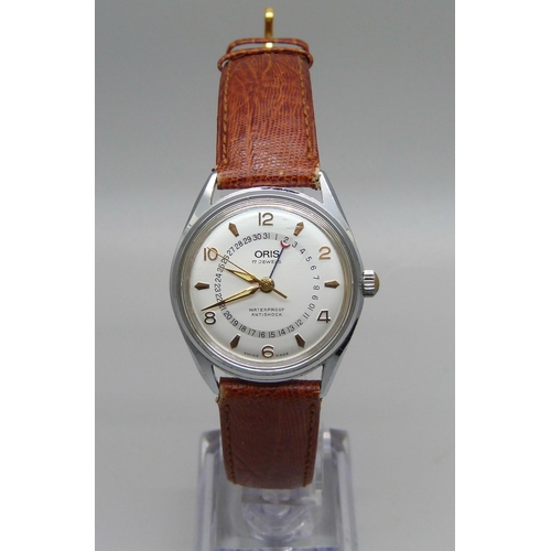 1048 - An Oris 17 jewels pointer wristwatch