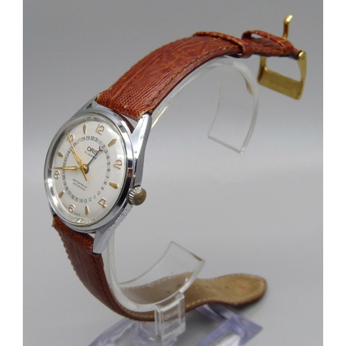 1048 - An Oris 17 jewels pointer wristwatch