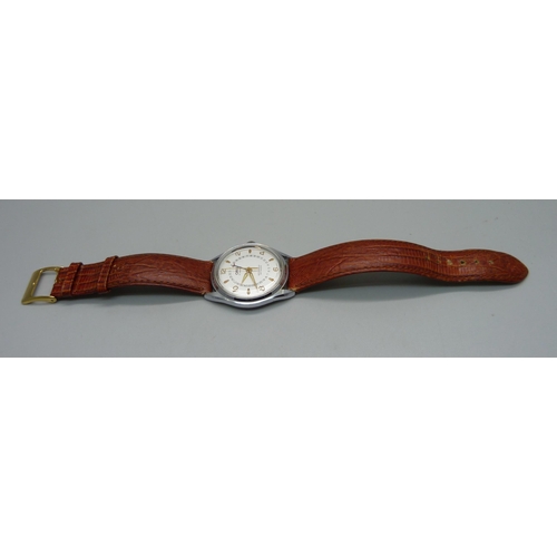 1048 - An Oris 17 jewels pointer wristwatch