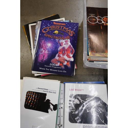 1055 - A box of jazz magazines, jazz concert programmes and theatre programmes **PLEASE NOTE THIS LOT IS NO... 