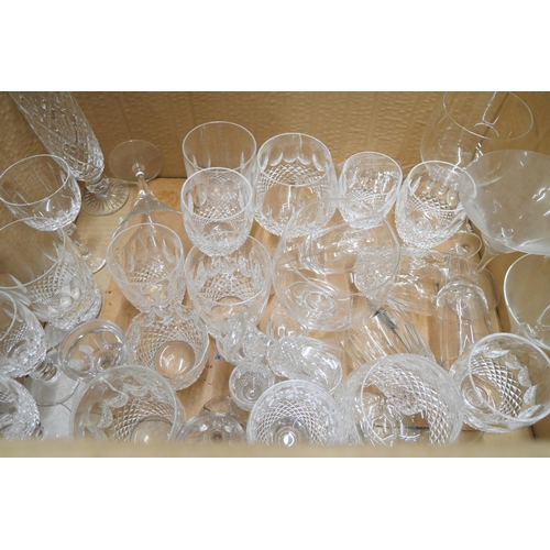 1073 - A collection of cut crystal and glass including Waterford and Stuart **PLEASE NOTE THIS LOT IS NOT E... 