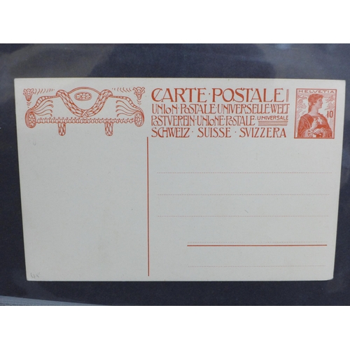 629 - Stamps; Switzerland postal history in album 1969 onwards including WWI and WWII censored covers (44)