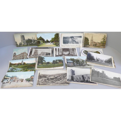 641 - 185 Edwardian topographical postcards (some later)