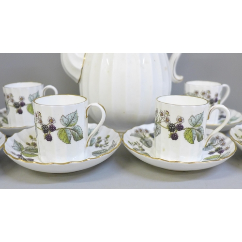 676 - A Royal Worcester Lavinia six setting coffee set