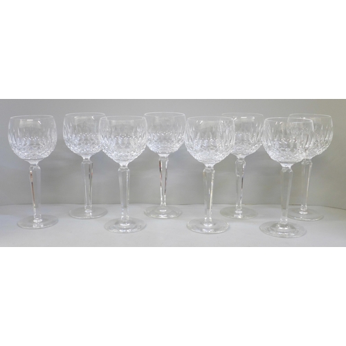 711 - A set of eight Waterford Crystal hock glasses **PLEASE NOTE THIS LOT IS NOT ELIGIBLE FOR POSTING AND... 