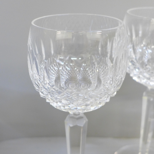 711 - A set of eight Waterford Crystal hock glasses **PLEASE NOTE THIS LOT IS NOT ELIGIBLE FOR POSTING AND... 