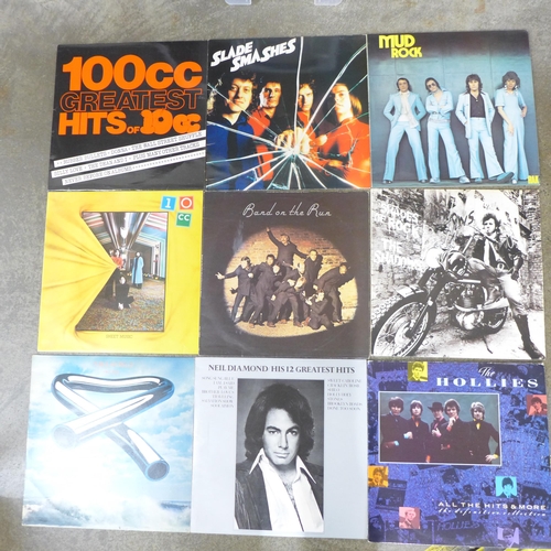 715 - Twenty-two LP records including rock and prog rock