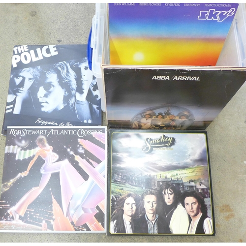 723 - A box of twenty-six 1970s and 1980s LP records