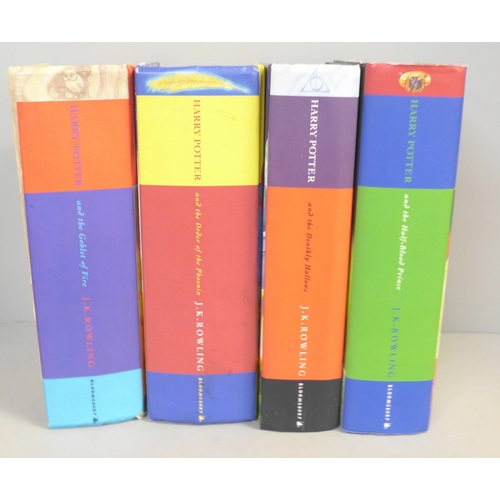 759 - Four Harry Potter novels including three first editions