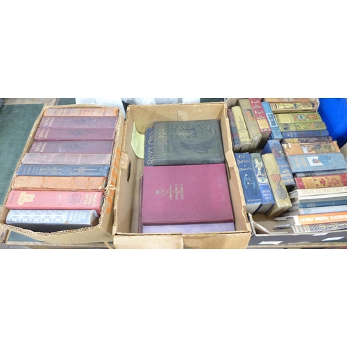 769 - Three boxes of books including The War Illustrated, 19th Century books, etc.