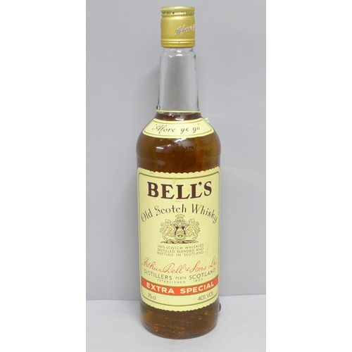 776 - One bottle of Bell's Extra Special Old Scotch Whisky, numbered label 70989 **PLEASE NOTE THIS LOT IS... 