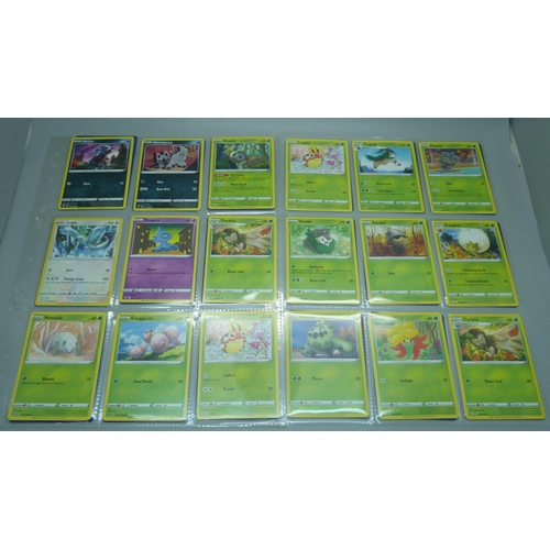 801 - Over 300 Pokemon cards in protective sleeves