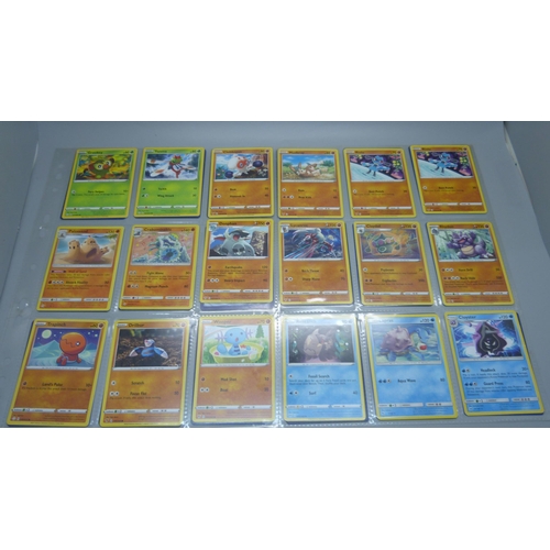 801 - Over 300 Pokemon cards in protective sleeves