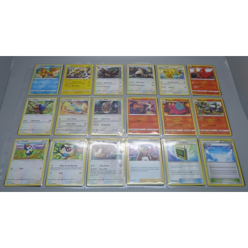 801 - Over 300 Pokemon cards in protective sleeves