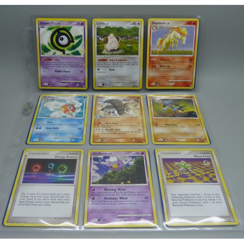 807 - 49 Vintage Pokemon cards including holographic, 2006-2007 sets, sets include Diamond and Pearl, Drag... 