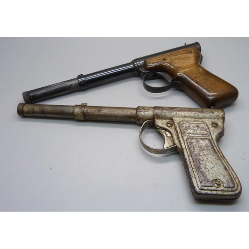 810 - Two Diana pistols including Model 2