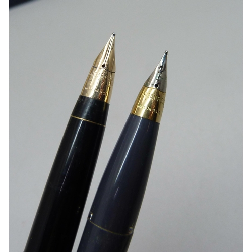 878 - Two boxed Sheaffer pens, one with 14ct gold nib and '12k G.F.' body and cap