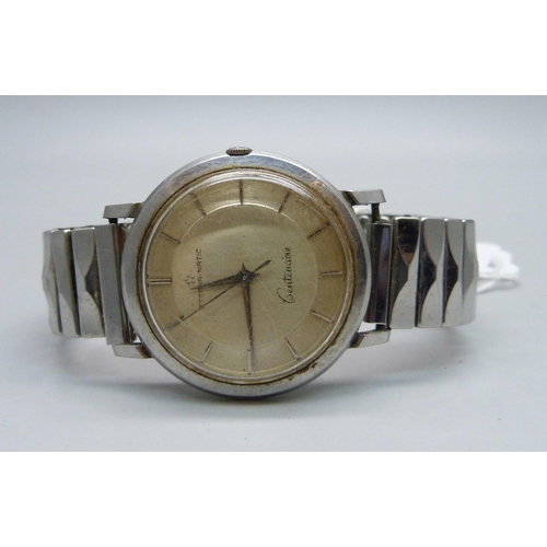 931 - A gentleman's Eterna-Matic Centenaire wristwatch, sweep second hand