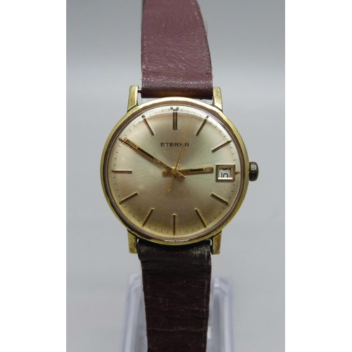 934 - A gentleman's Eterna wristwatch