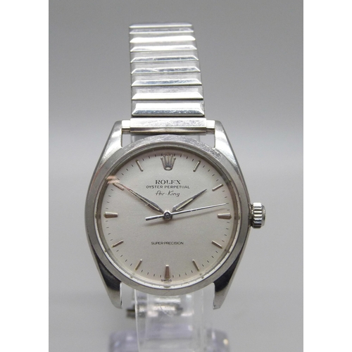 935 - A gentleman's Rolex Oyster Perpetual Air-King wristwatch, Super-Precision, ref. no. 869592, date of ... 