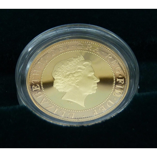 979F - The End of WWII 1945-2005 60th Anniversary Allied Forces Gold Coin Proof Set, 0355, £2 15.97g of .91... 